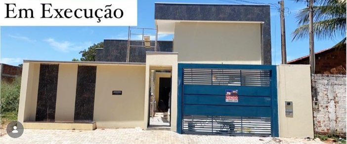 Fachada residencial em execução